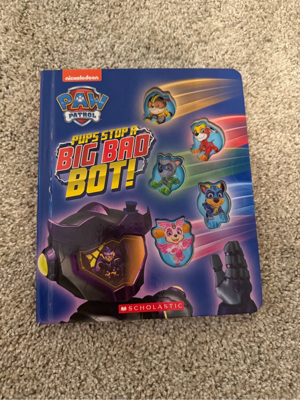 Scholastic PAW Patrol Book - Blue, Purple, Yellow